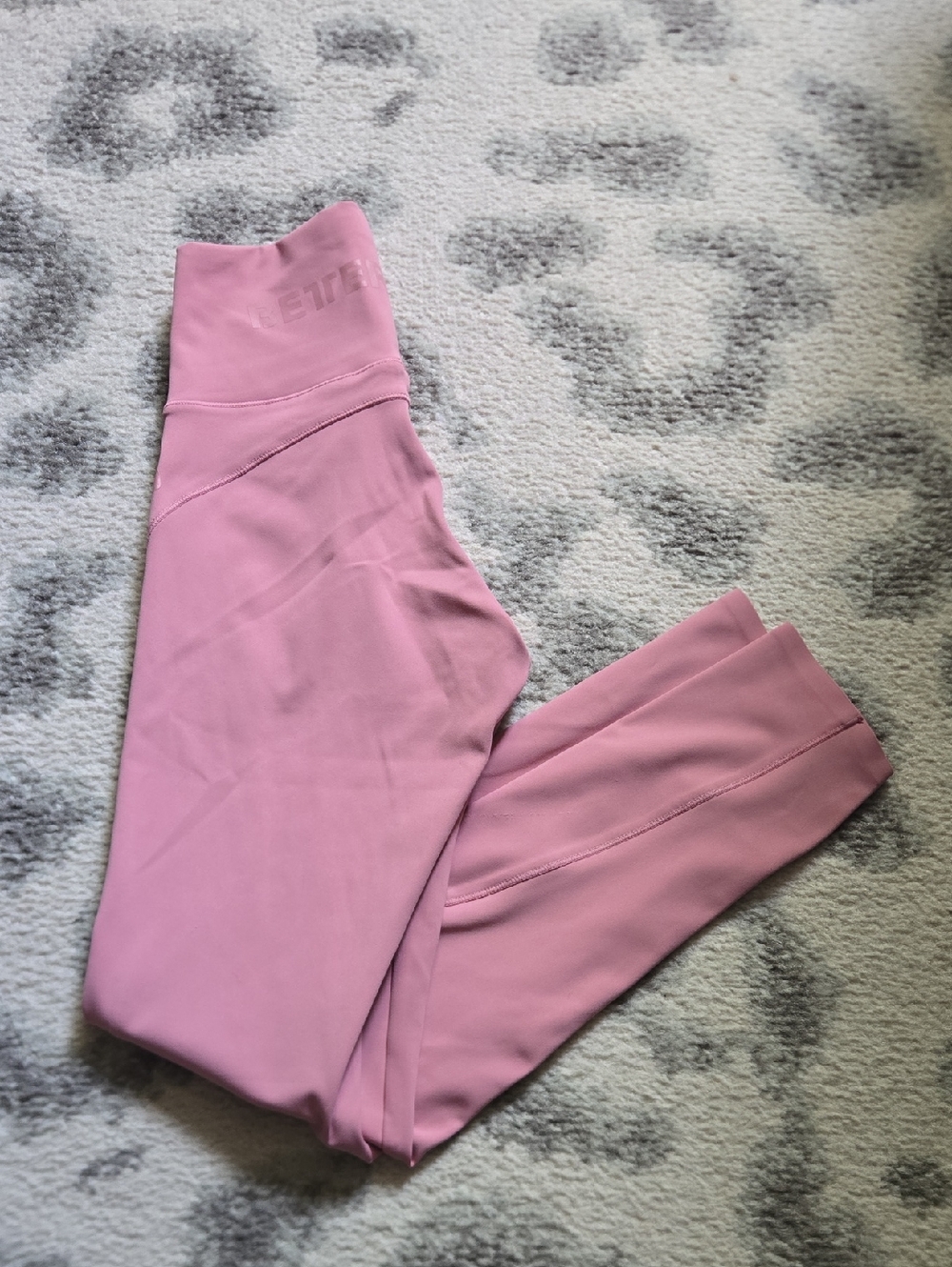 Better Bodies High Waist Tights Heather Pink Sz XS